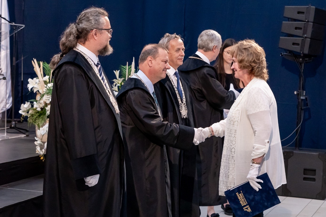 Gallery of the gold diploma ceremony